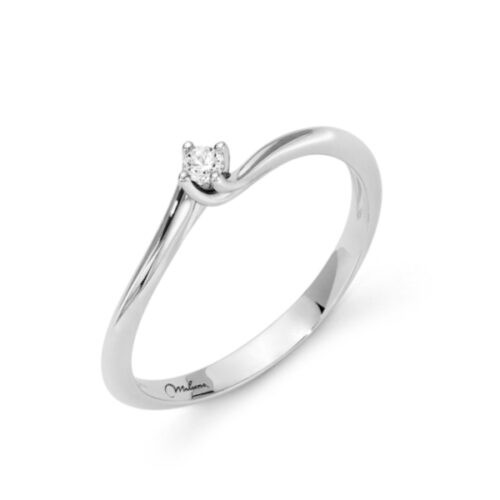 Anello Solitario Brillante Valentino MILUNA