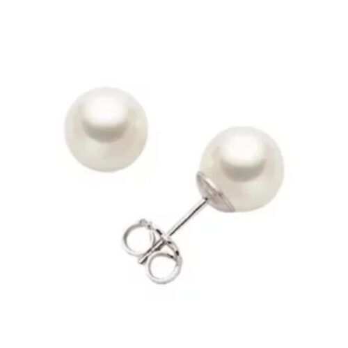 Orecchini Donna Perle Oro Bianco MILUNA