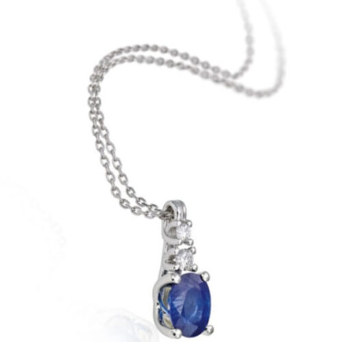 Collana Zaffiro e Brillanti BIBIGI'