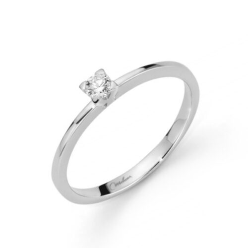 Anello Solitario Brillante in Oro MILUNA