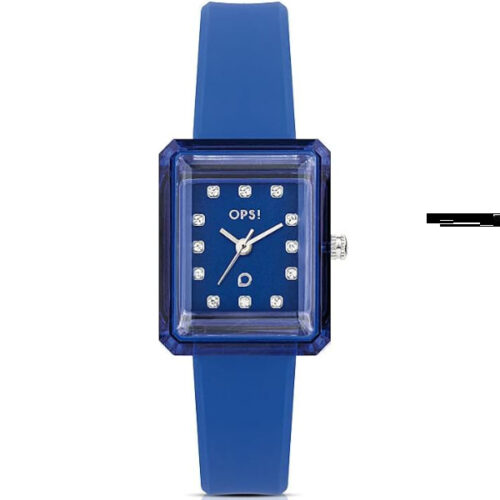 Orologio Rettangolare Gomma OPS