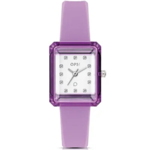 Orologio Rettangolare Gomma OPS
