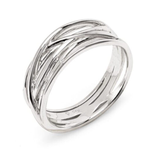 Anello Treccia in Argento ANELLISSIMI