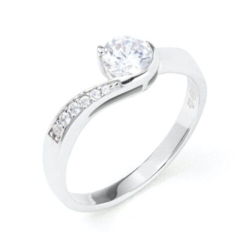 Anello Solitario in Argento ANELLISSIMI