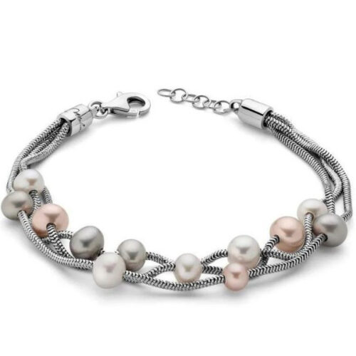 Bracciale Triplo Filo Argento MILUNA