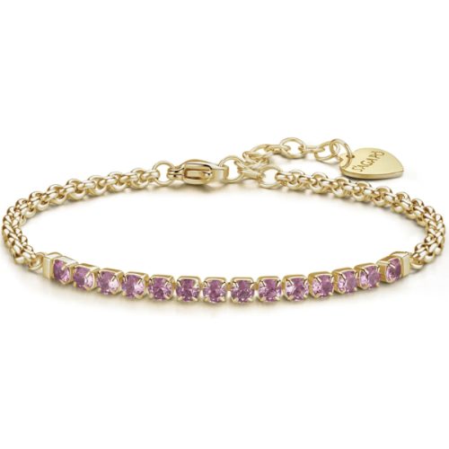 Bracciale Mezzo Tennis Dorato S'AGAPO'