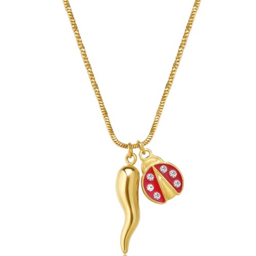 Collana da Donna Acciaio Dorato S'AGAPO'