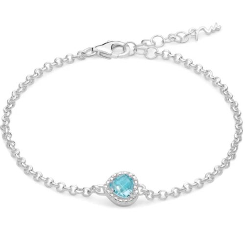 Bracciale Donna Argento Topazio MILUNA