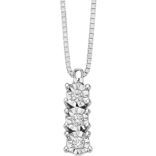 Collana Trilogy in Oro Bianco MILUNA