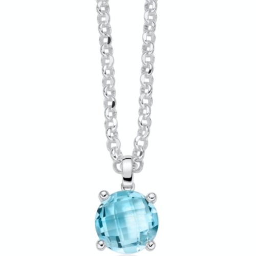 Collana Donna Argento Topazio MILUNA