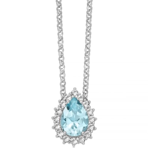 Collana Donna Argento Topazio MILUNA