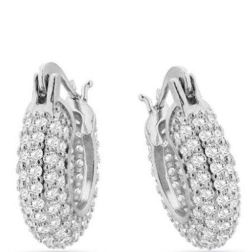 Orecchini Cerchio Brillantati Donna LIUJO