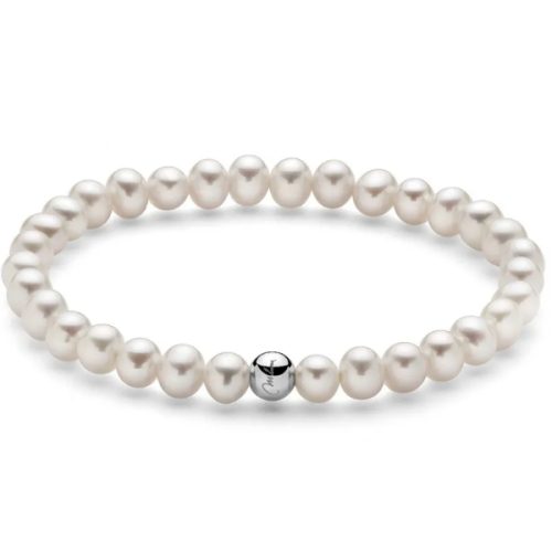 Bracciale Donna Argento Perle MILUNA