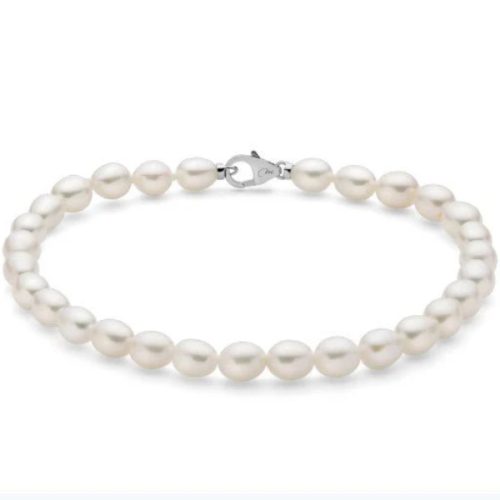 Bracciale Donna Perle Argento MILUNA