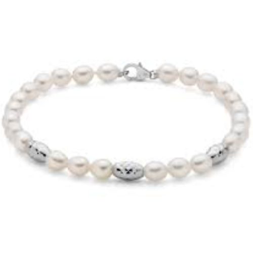 Bracciale Donna Perle e Argento MILUNA