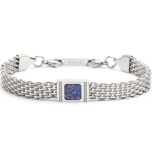 Bracciale Uomo Acciaio Onice MARLU'
