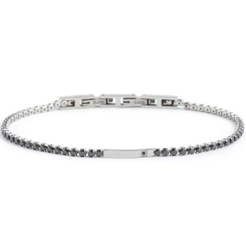 Bracciale Tennis Brillanti Neri MARLU'