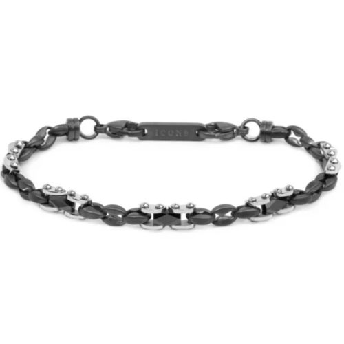 Bracciale Uomo Acciaio Ceramica MARLU'