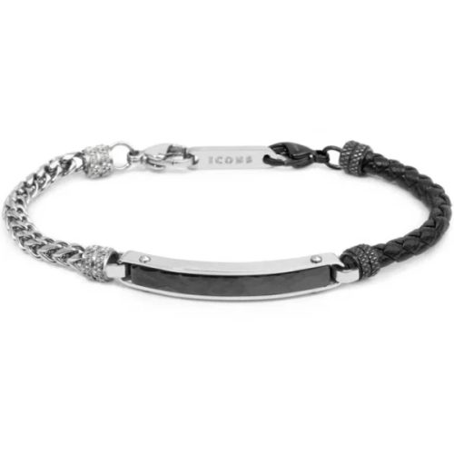 Bracciale Uomo Acciaio Ceramica MARLU'