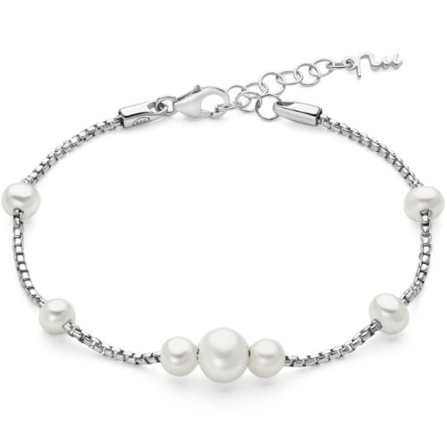 Bracciale Donna Perle Argento MILUNA