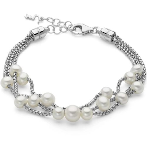 Bracciale Triplo Filo Argento MILUNA