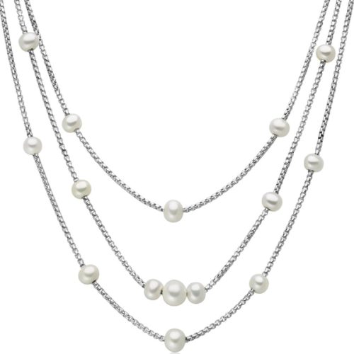 Collana Triplo Filo Argento MILUNA