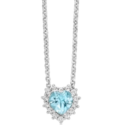 Collana da Donna Argento Topazio MILUNA