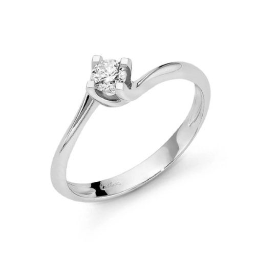 Anello Solitario Brillante Valentino MILUNA