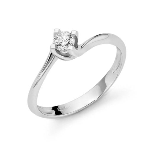 Anello Solitario Brillante Valentino MILUNA