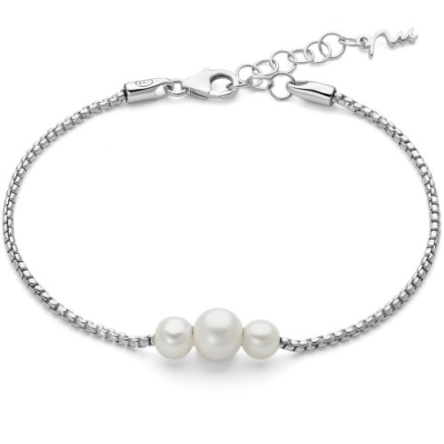 Bracciale Donna Perle Argento MILUNA