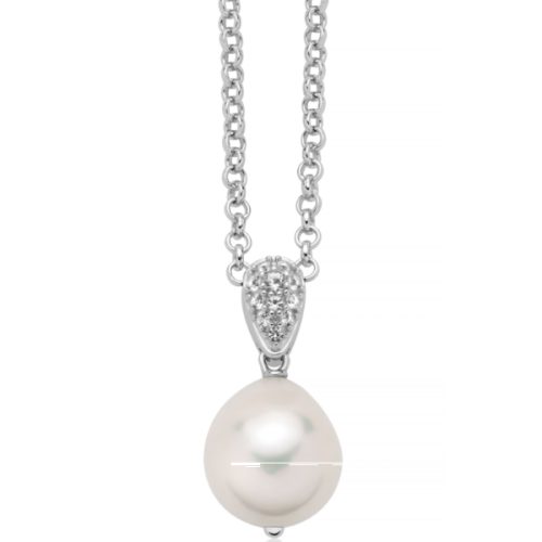 Collana Donna Argento Perla MILUNA