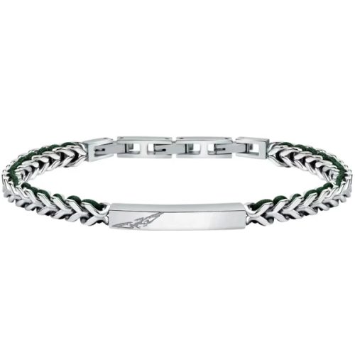 Bracciale Uomo Acciaio e Corda SECTOR